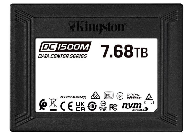  Kingston lanza la unidad SSD NVMe U.2 DC1500M para centros de datos