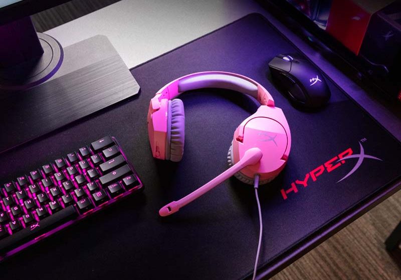  HyperX agrega una gama de rosas a la línea de audífonos para videojuegos Cloud Stinger