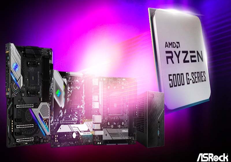  ASRock presentó la nueva actualización de BIOS para AMD Ryzen™ 5000 G-Series