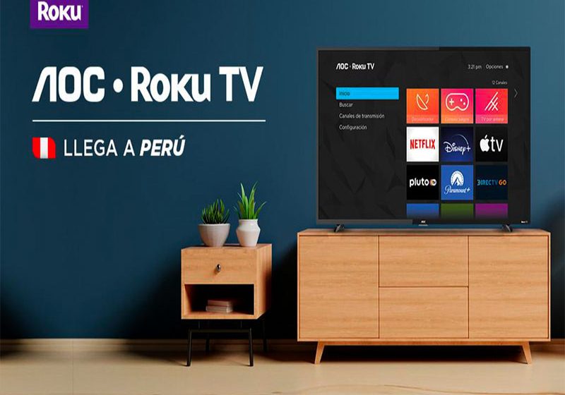  AOC y Roku lanzan la línea de televisores AOC Roku TV en Perú