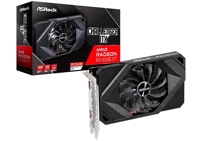  ASRock presenta su línea de placas de video AMD Radeon RX 6500 XT