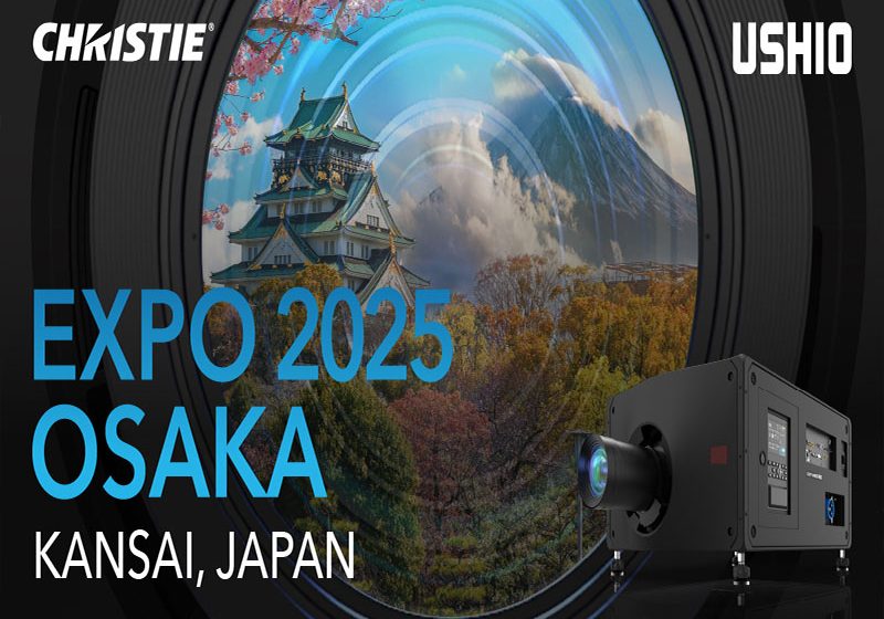  Proyectores RGB de láser puro de Christie iluminan el principal recinto expositivo de la Expo 2025 de Osaka-Kansai, en Japón