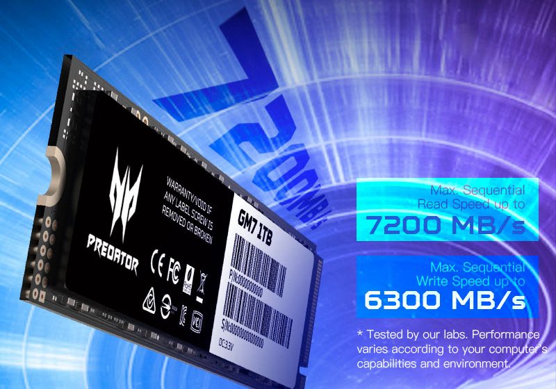  BIWIN lanza el SSD Predator GM7000 de Acer con interfaz NVMe PCIe 4.0