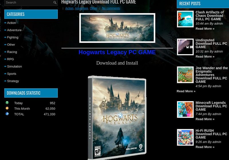  Ciberdelincuentes usan el nuevo videojuego del mundo mágico como cebo ante su lanzamiento