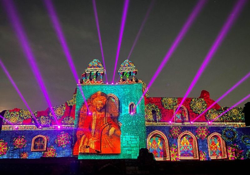  Christie completa el 150º proyecto permanente de mapping de proyección en la India