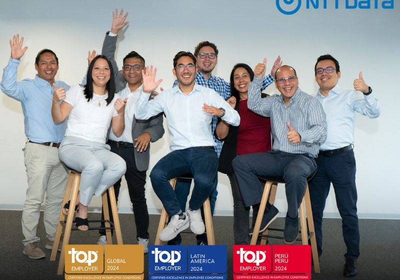  NTT DATA obtiene la certificación Top Employer en América Latina por segundo año consecutivo