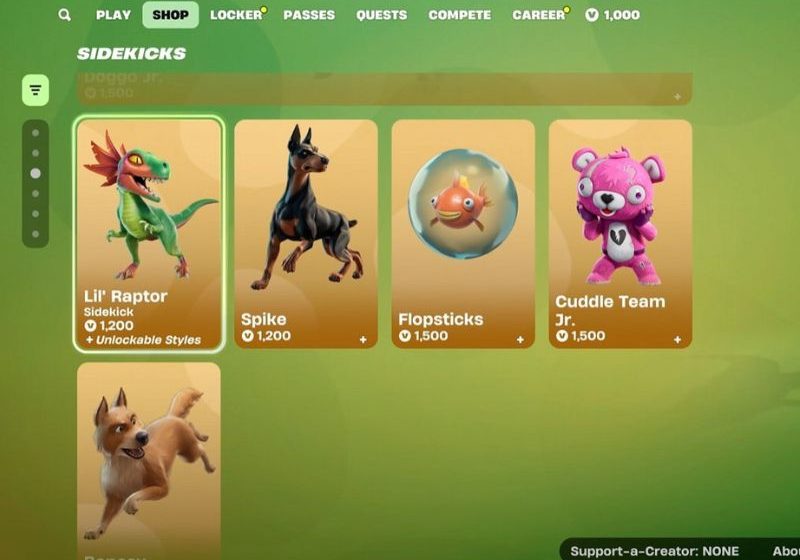  Fortnite estrena “Sidekicks”, sus nuevos compañeros personalizables