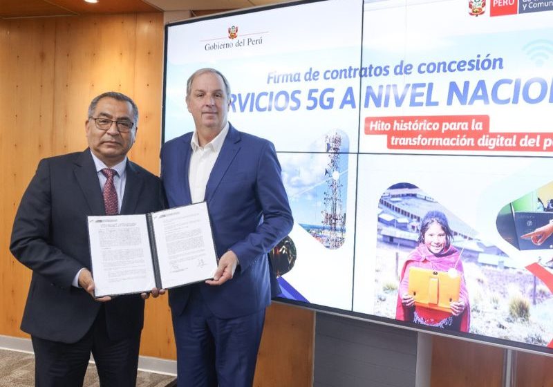  Movistar inició operaciones de 5G en la nueva banda 3.5 Ghz tras firma de contrato de concesión