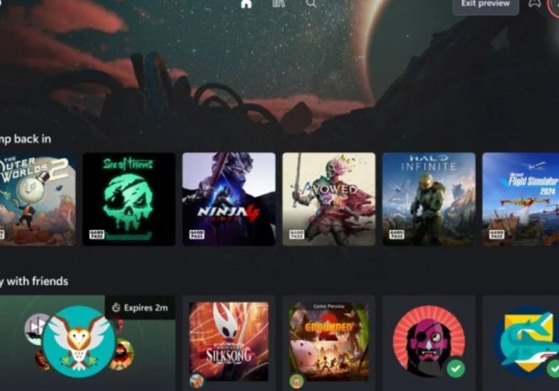  Microsoft anticipa el futuro de Xbox con la nueva interfaz web para Cloud Gaming