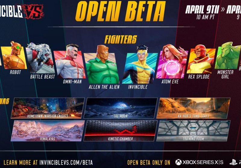  Invincible VS tendrá beta abierta en consolas en abril