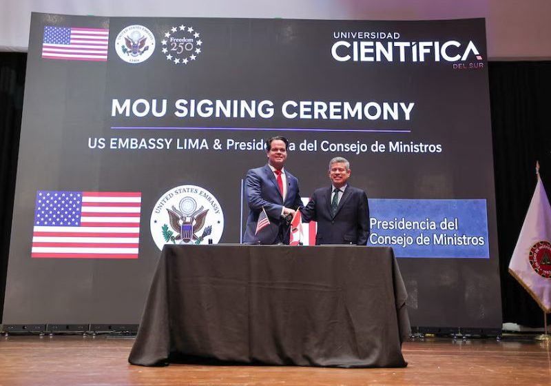  Estados Unidos y Perú firman memorando de entendimiento para impulsar la inteligencia artificial